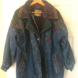 Vintage Denim Jacket ~ 80s/90s